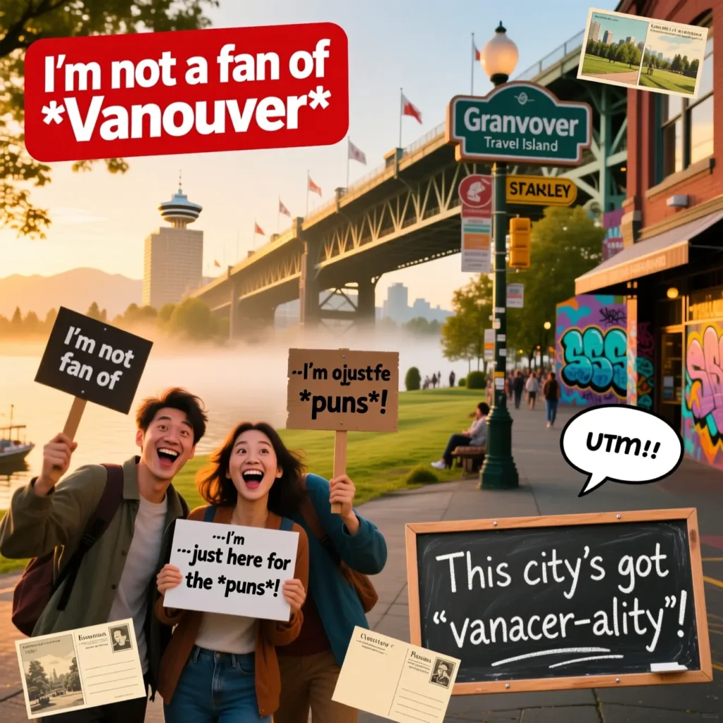 Vancouver Travel Puns for Tourist Photos