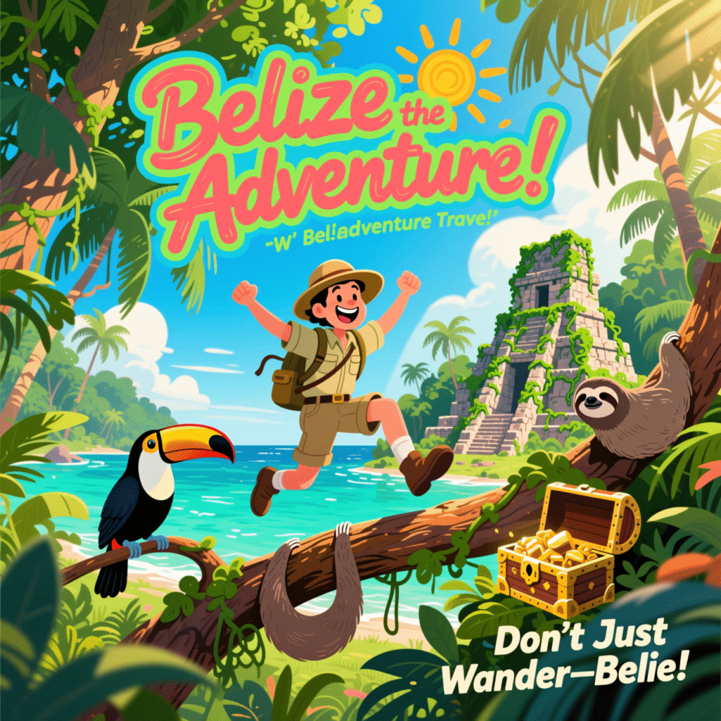 Adventure & Travel Puns in Belize 