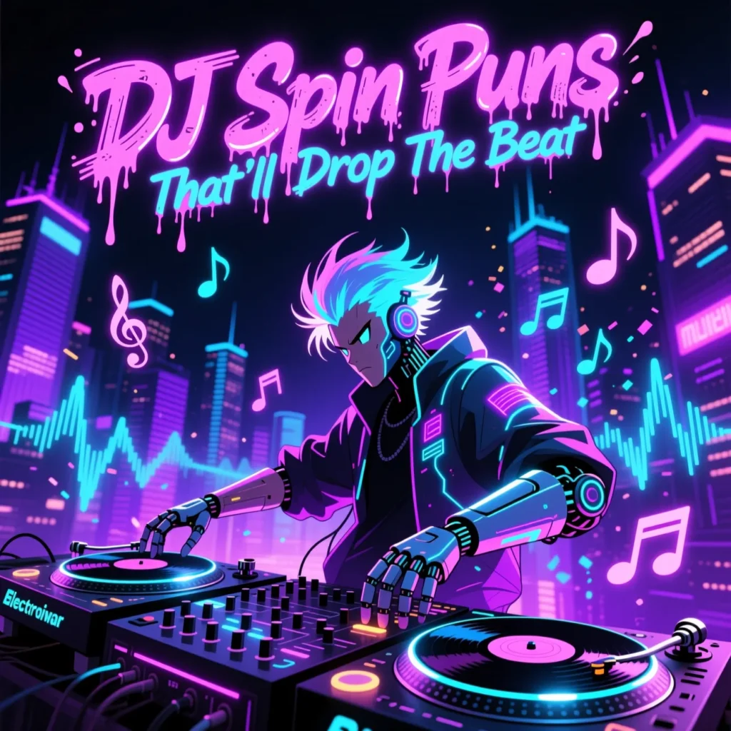 DJ Spin Puns That’ll Drop the Beat