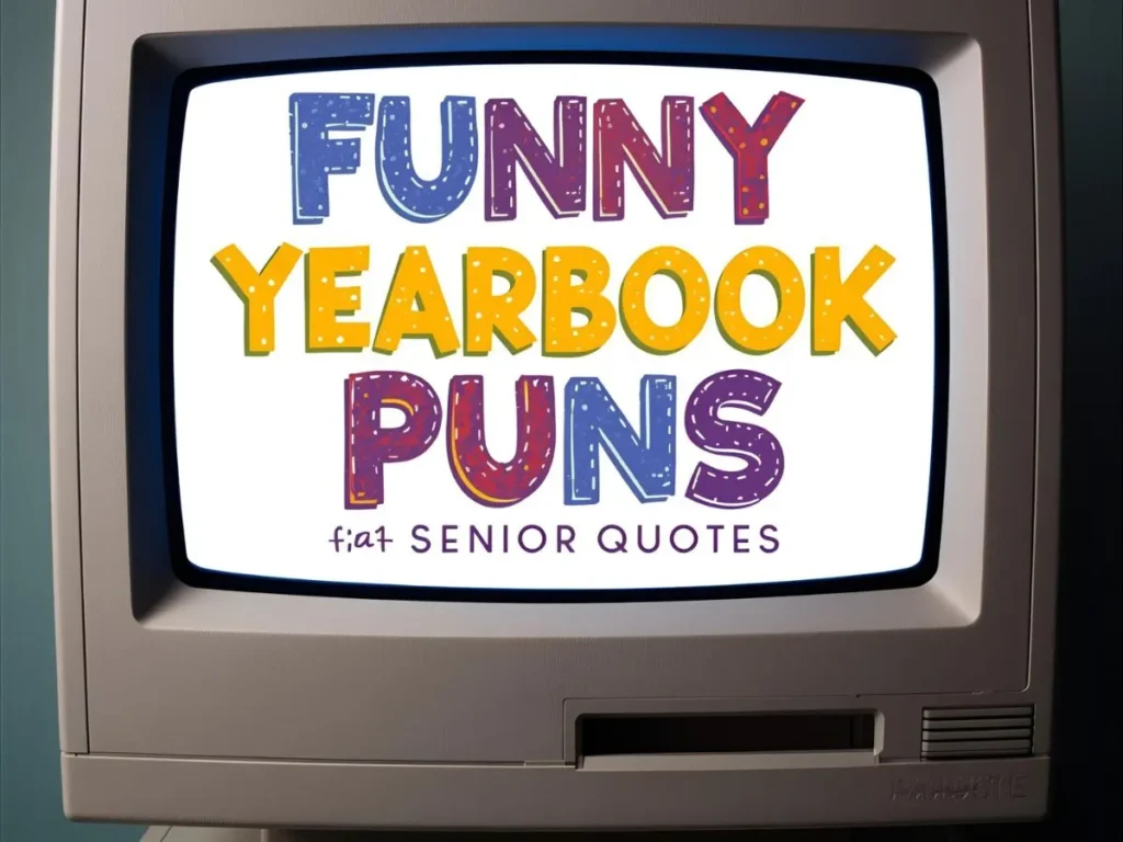 Funny Yearbook Puns for Senior Quotes