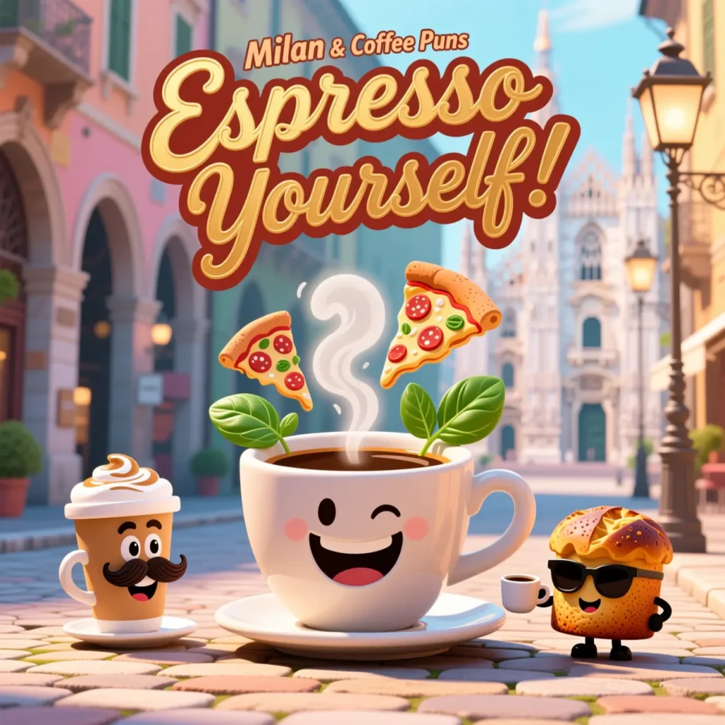 Milan Food & Coffee Puns