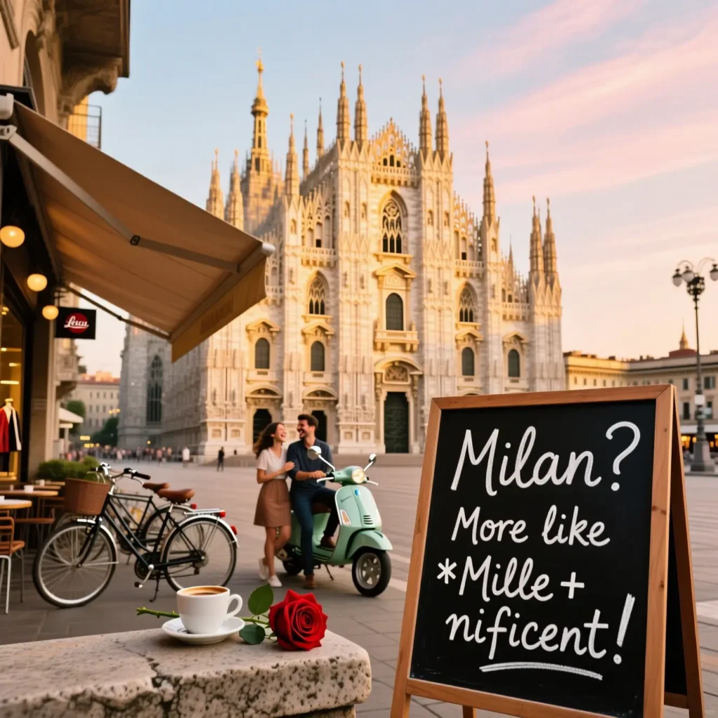Milan Italy Puns for Travel Captions