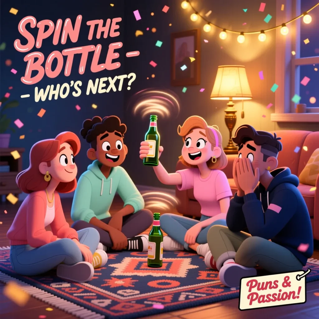 Spin the Bottle Puns for Flirty Fun