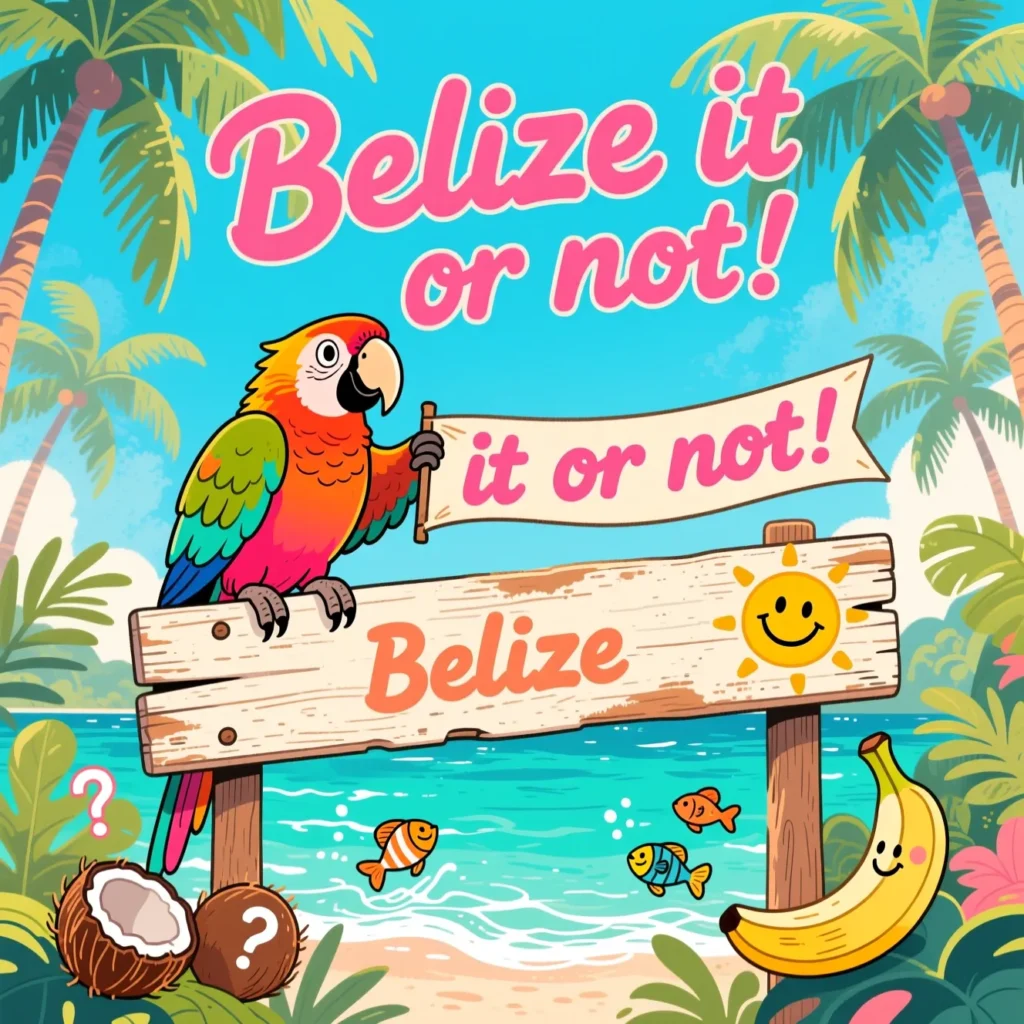 Tropical Belize Puns for Social Media 