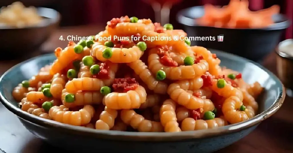 Chinese Food Puns for Captions & Comments 🥡