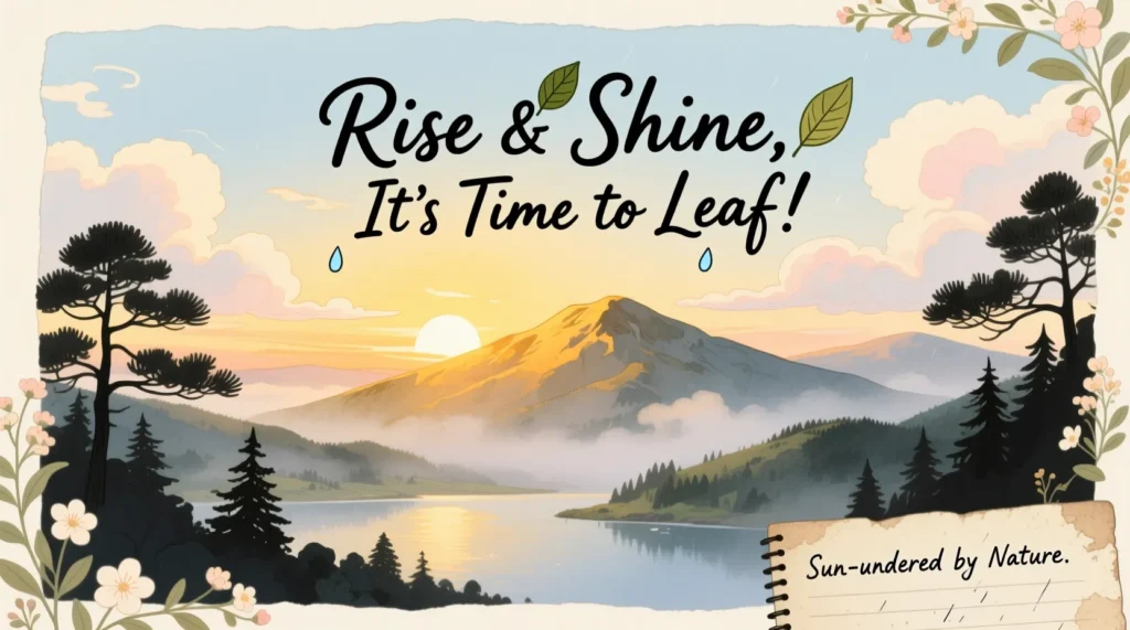 Aesthetic Sunrise Puns for Nature Lovers