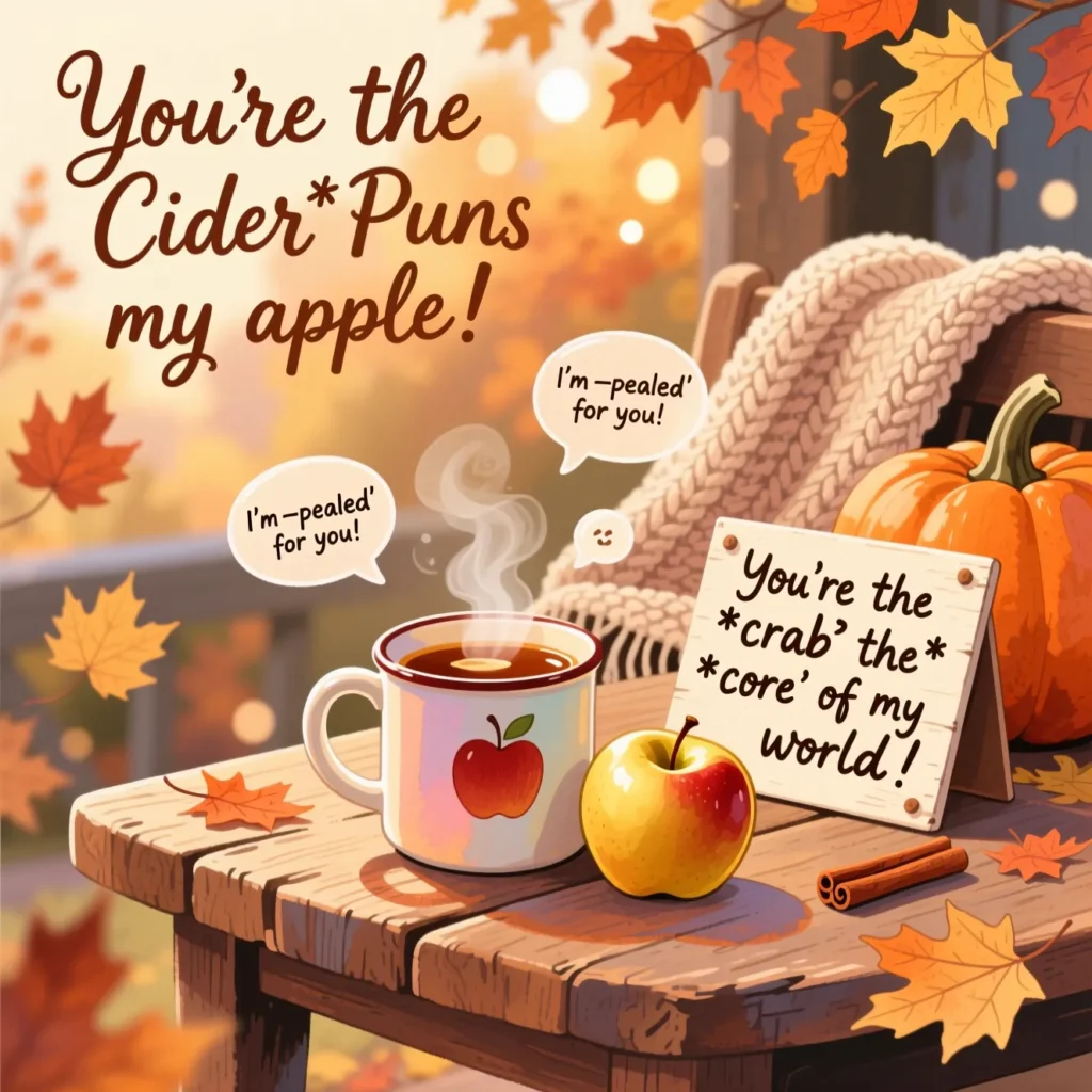 Apple Cider Puns for Instagram Captions