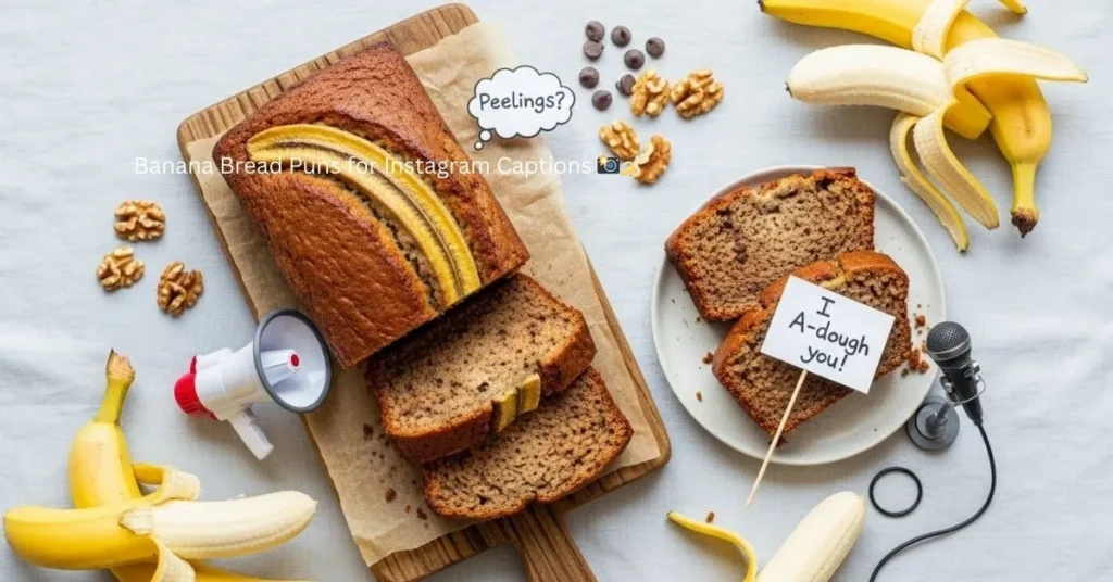 Banana Bread Puns for Instagram Captions 📸🍌