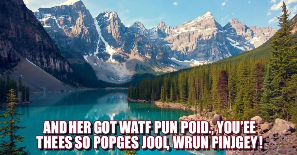 Best Banff Puns for Instagram Captions