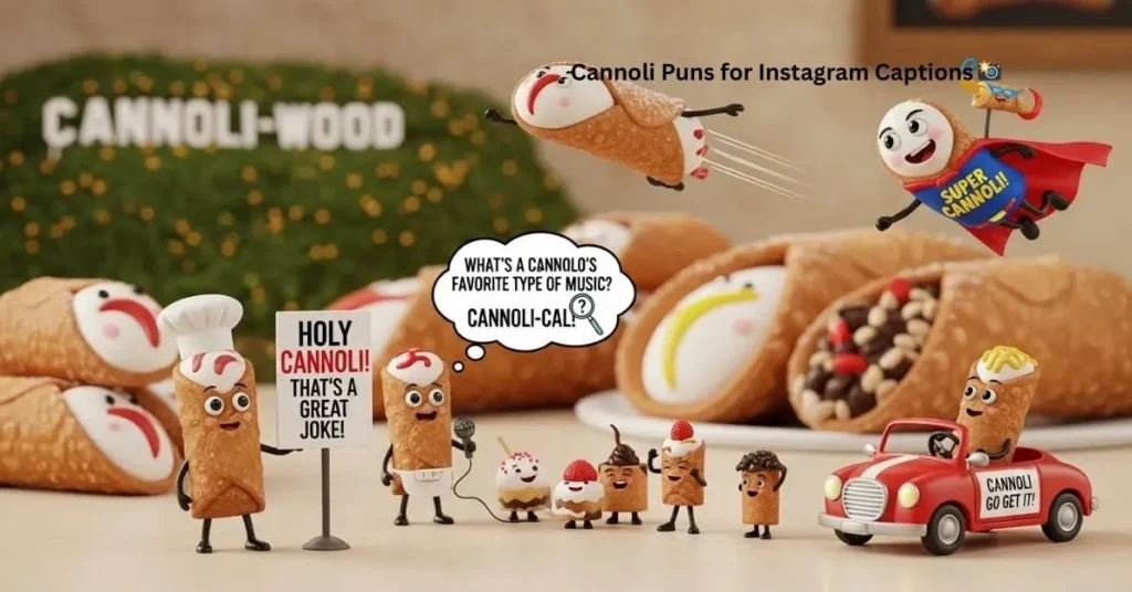 Cannoli Puns for Instagram Captions 📸