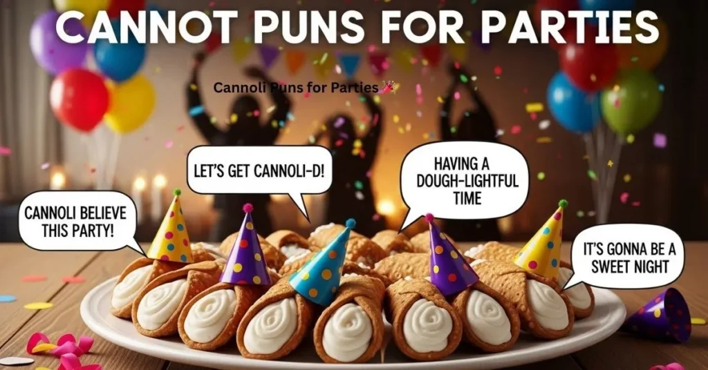 Cannoli Puns for Parties 🎉