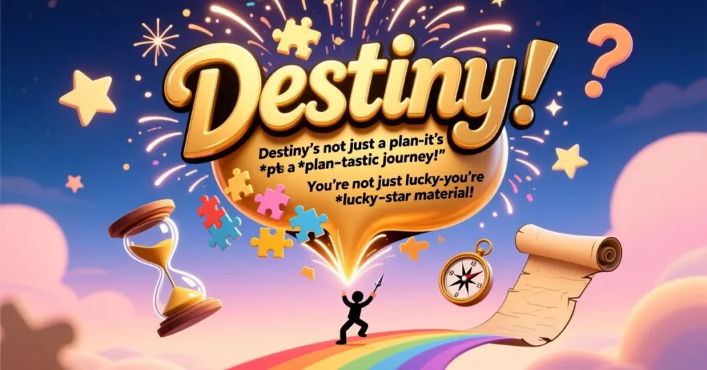 Clever Destiny Wordplay Puns