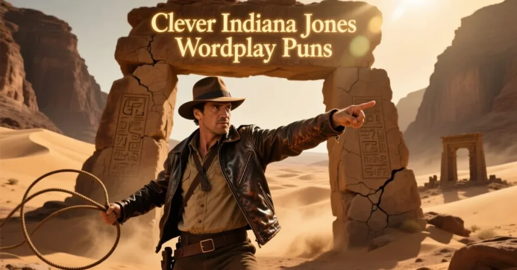 Clever Indiana Jones Wordplay Puns