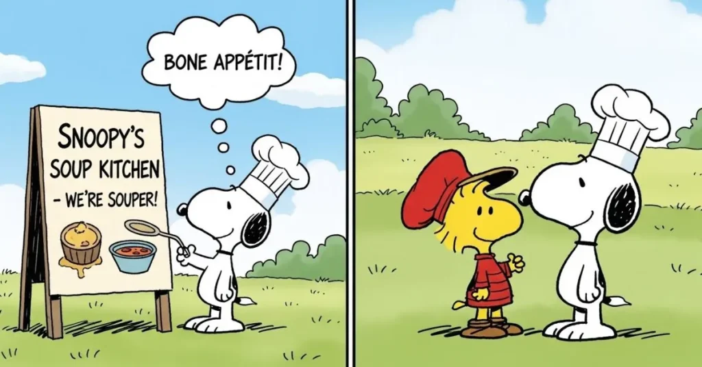 Clever Snoopy Wordplay Puns