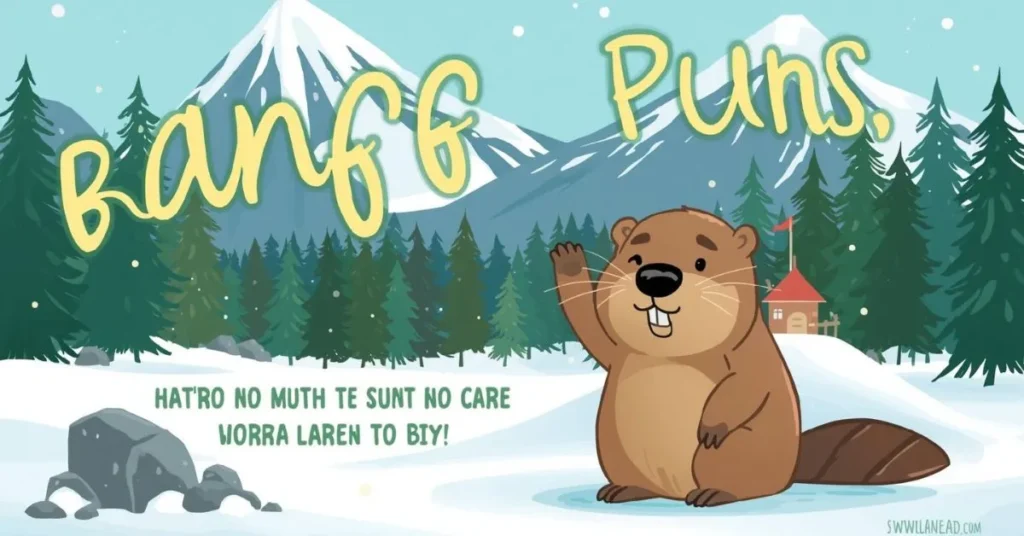 Cute Banff Animal Puns