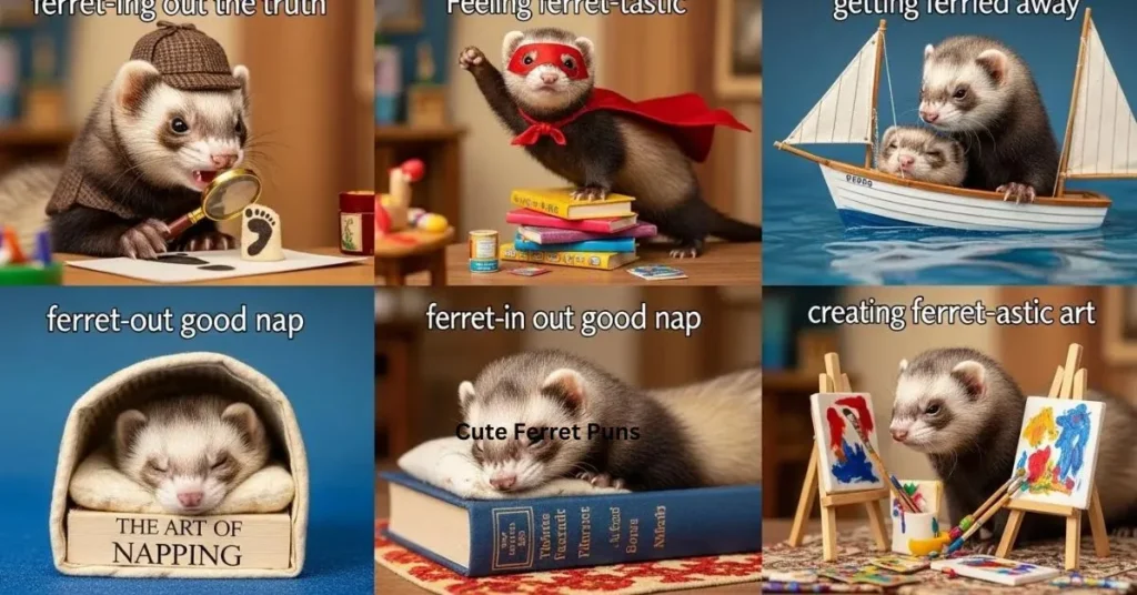 Cute Ferret Puns