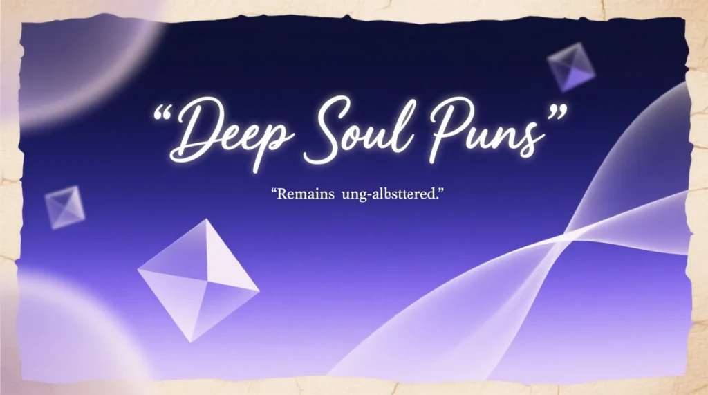 Deep Soul Puns for Aesthetic Quotes