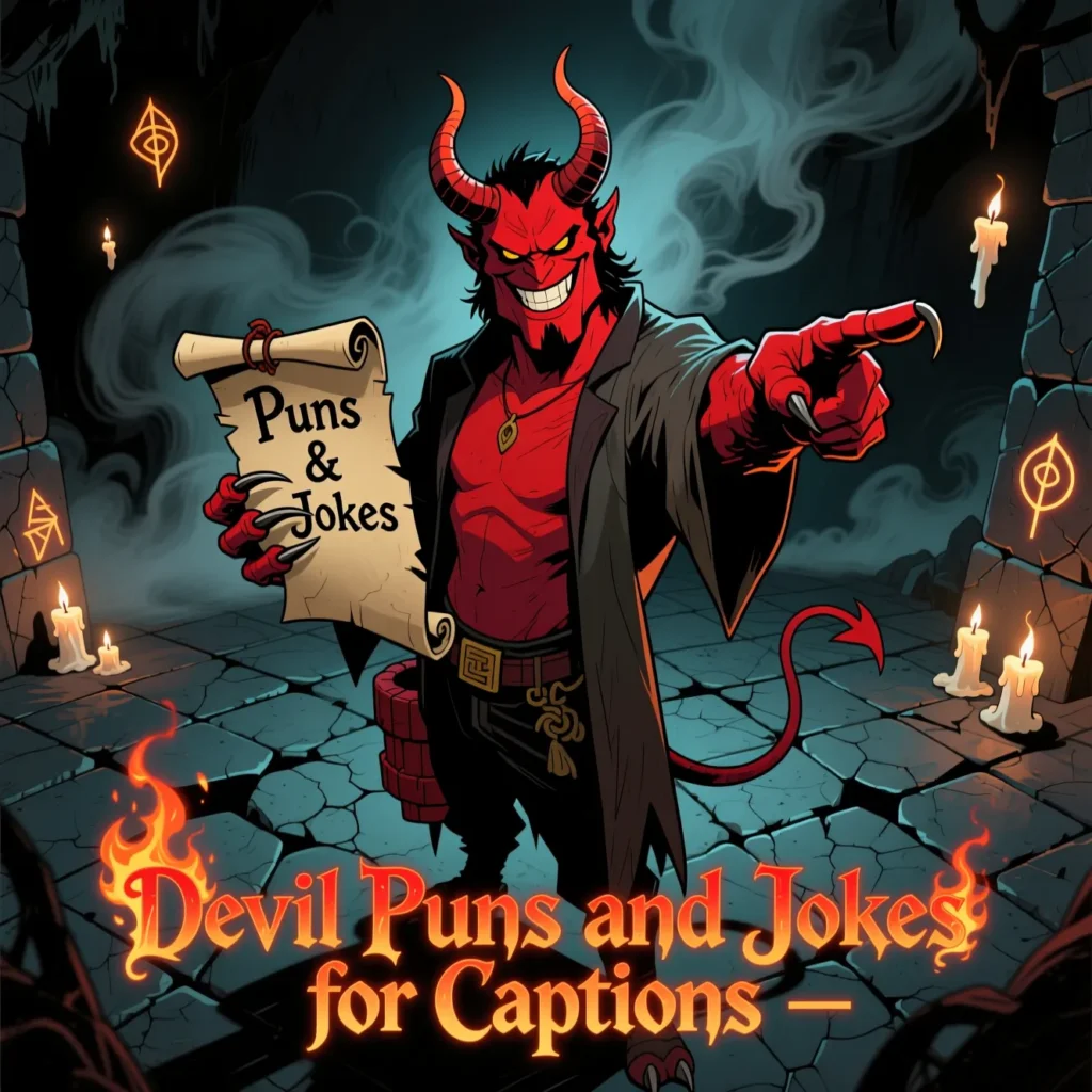 Devil Puns and Jokes for Captions