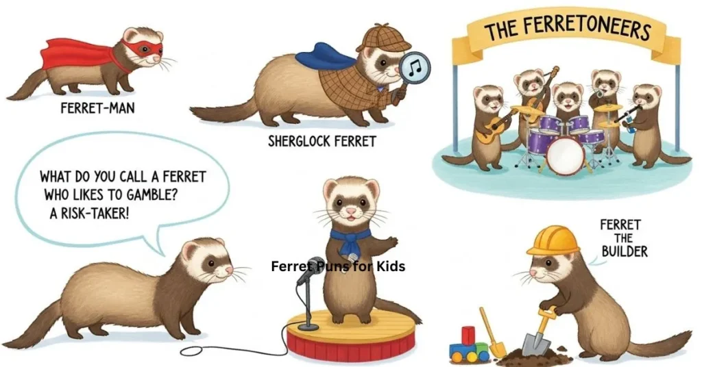 Ferret Puns for Kids