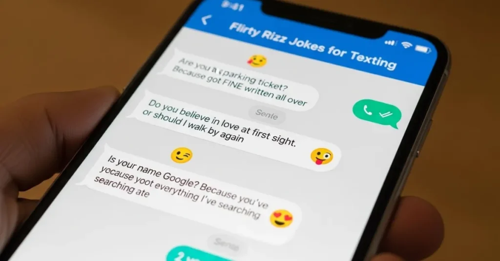 Flirty Rizz Jokes for Texting