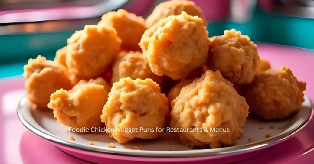 Foodie Chicken Nugget Puns for Restaurants & Menus