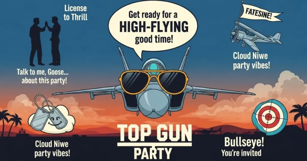 Fun Puns for Top Gun Parties & Events 