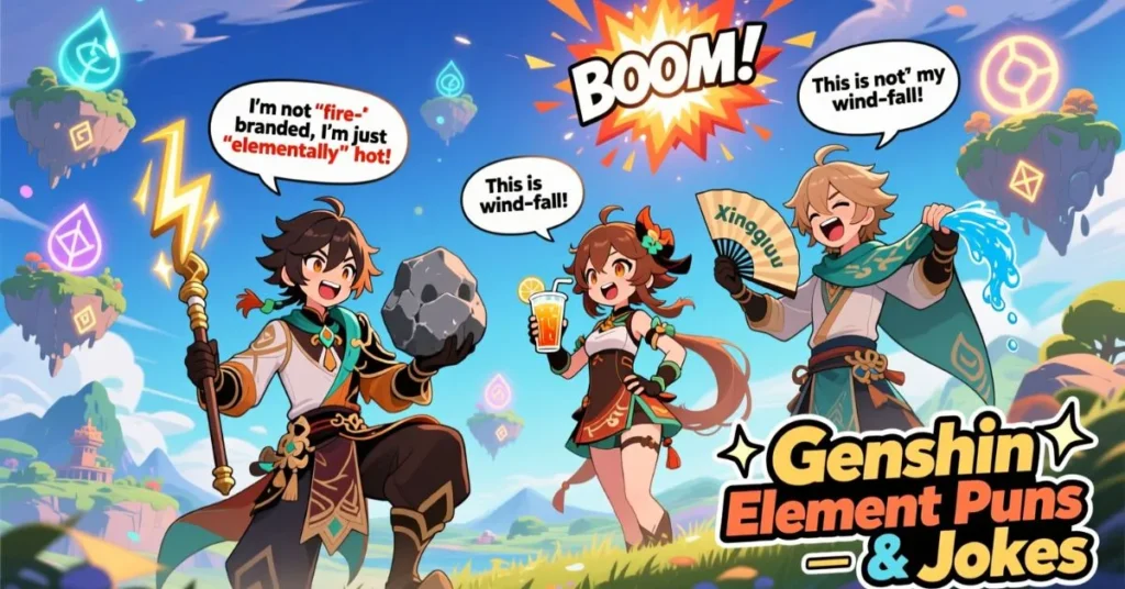 Genshin Element Puns and Jokes