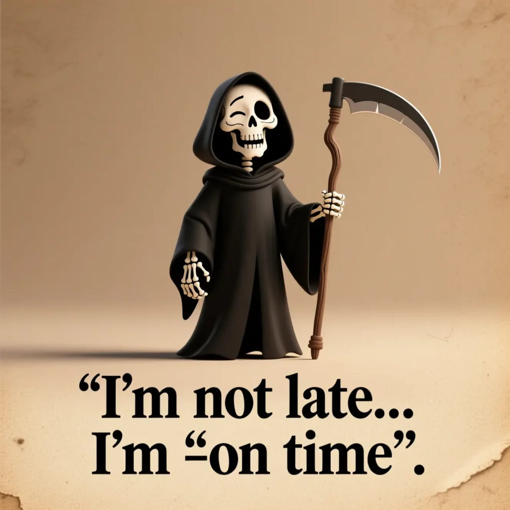 Grim Reaper Puns for Instagram Captions