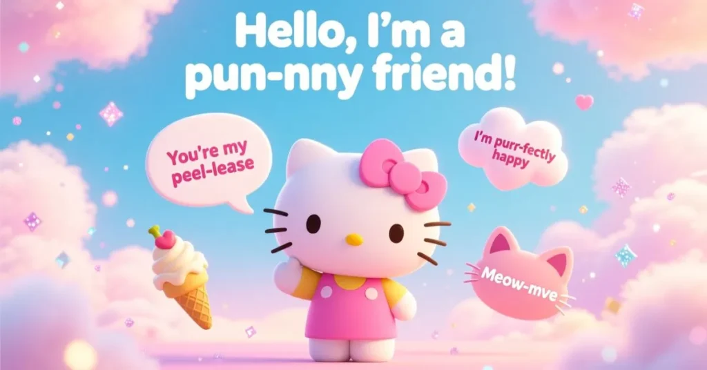 Hello Kitty Love Puns and Romantic Jokes