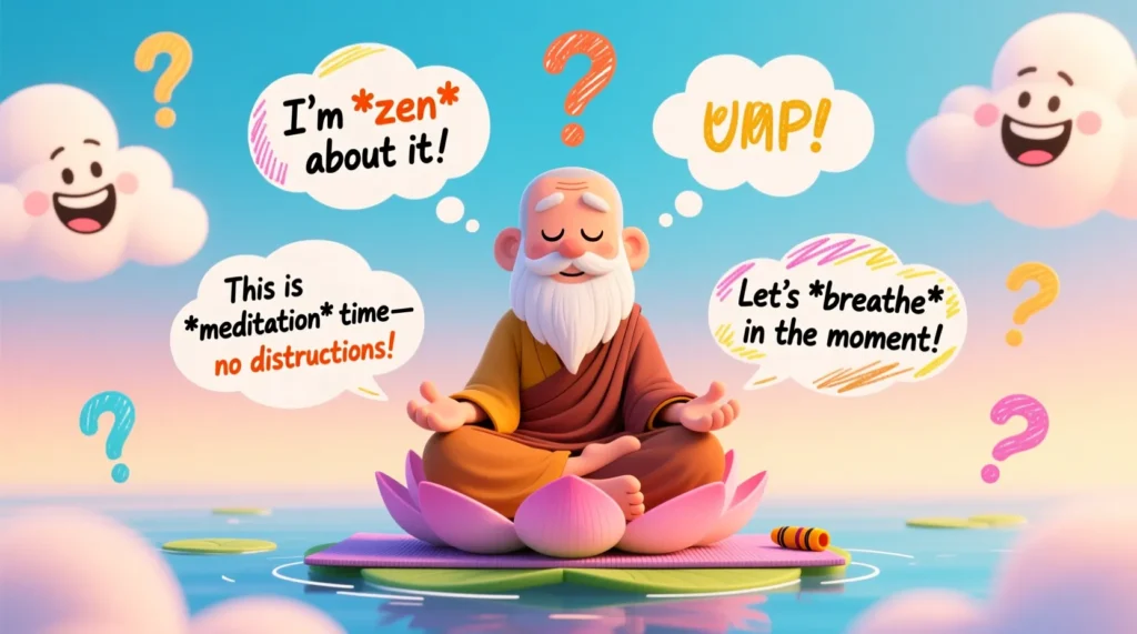 Meditation Puns for Funny Conversations