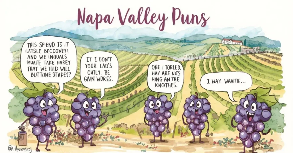 Napa Valley Puns for Instagram Captions