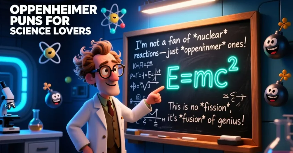 Oppenheimer Puns for Science Lovers