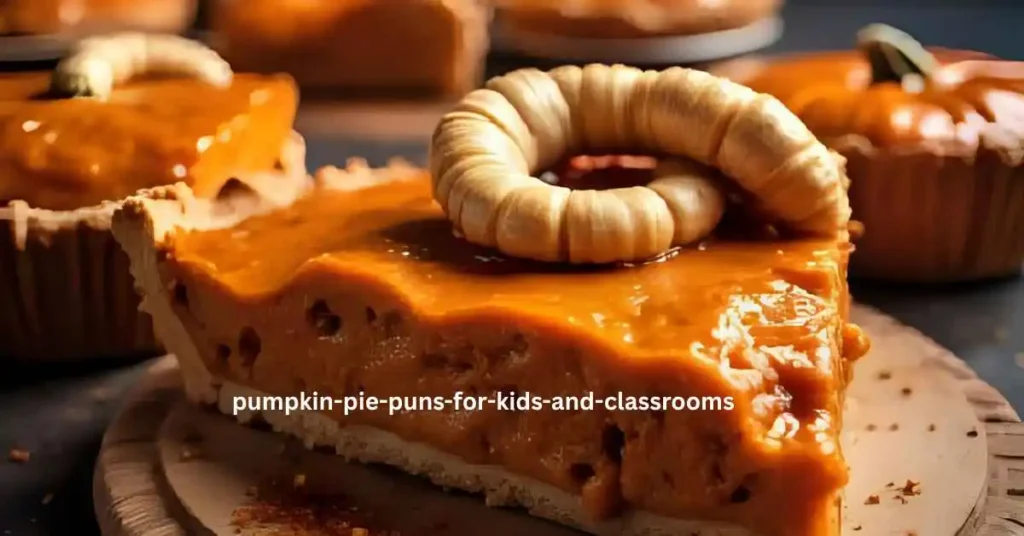 Pumpkin Pie Puns for Kids and Classrooms