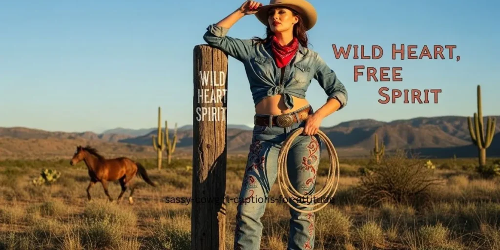 Sassy Cowgirl Captions for Attitude