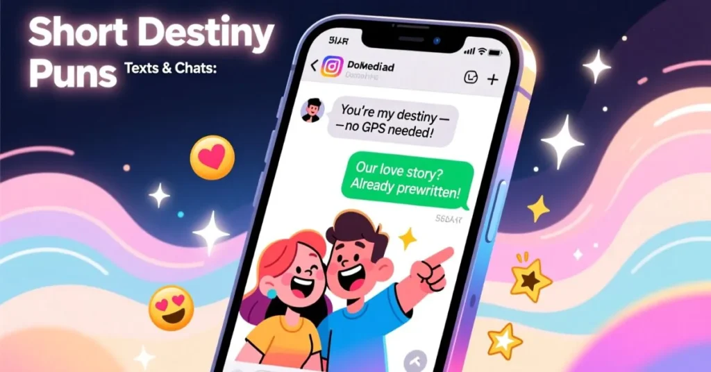 Short Destiny Puns for Texts & Chats