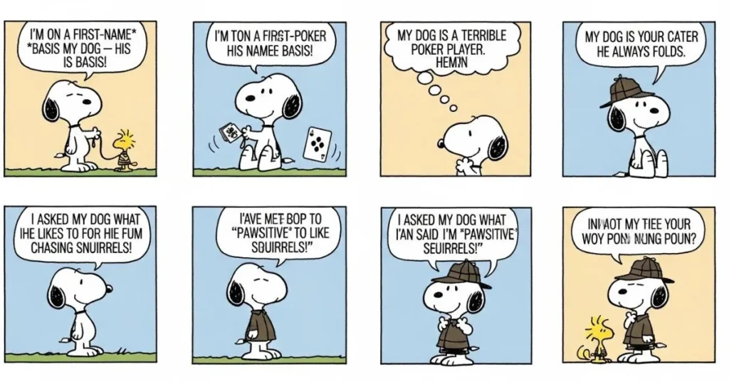 Short Snoopy Puns for Quick Laughs