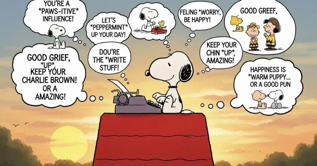 Snoopy Puns for Positive Vibes