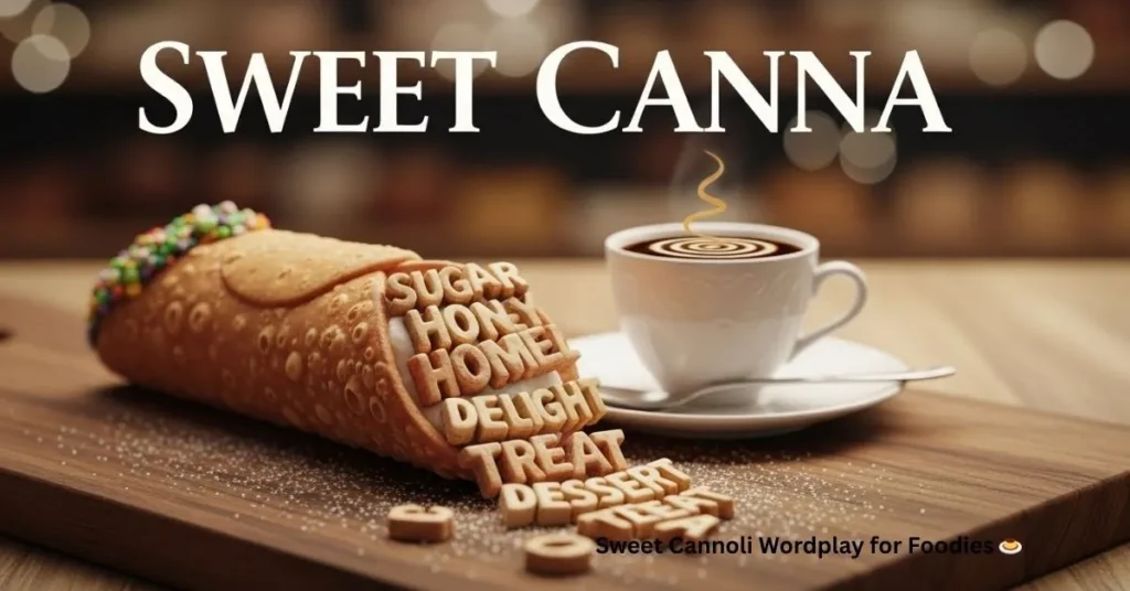 Sweet Cannoli Wordplay for Foodies 🍮