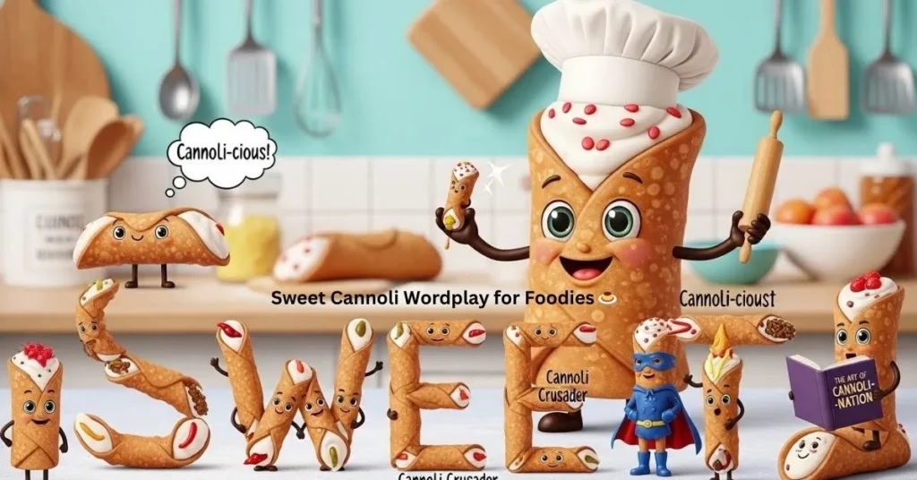 Sweet Cannoli Wordplay for Foodies 🍮