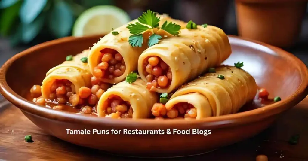 Tamale Puns for Restaurants & Food Blogs
