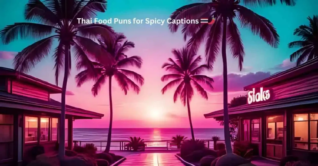 Thai Food Puns for Spicy Captions 🇹🇭🌶