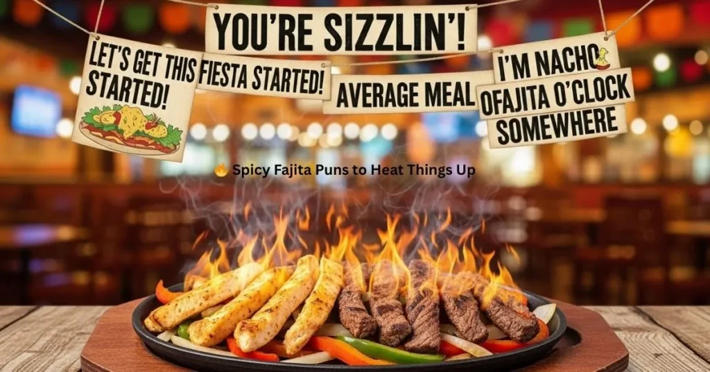 🔥 Spicy Fajita Puns to Heat Things Up
