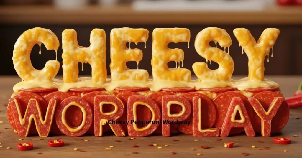 😋 Cheesy Pepperoni Wordplay