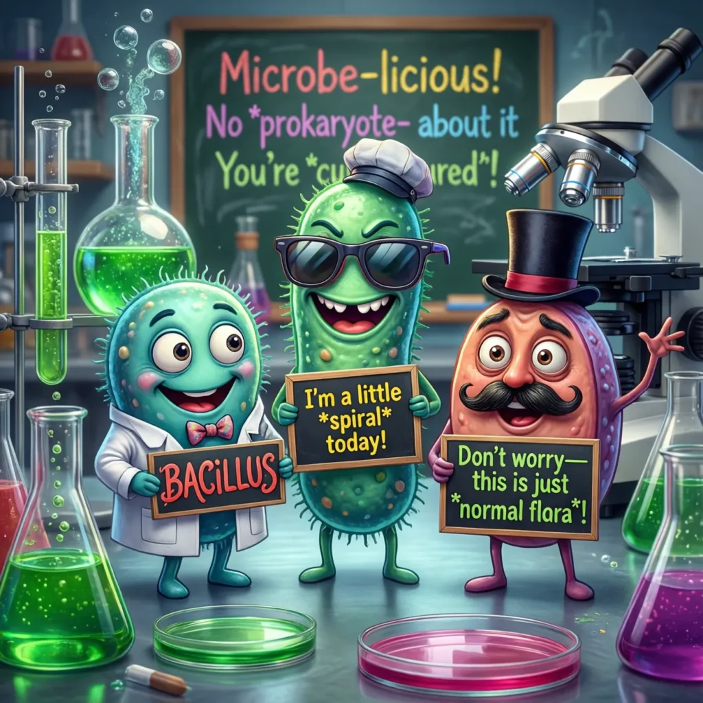 Bacteria Puns for Jokes and Conversations