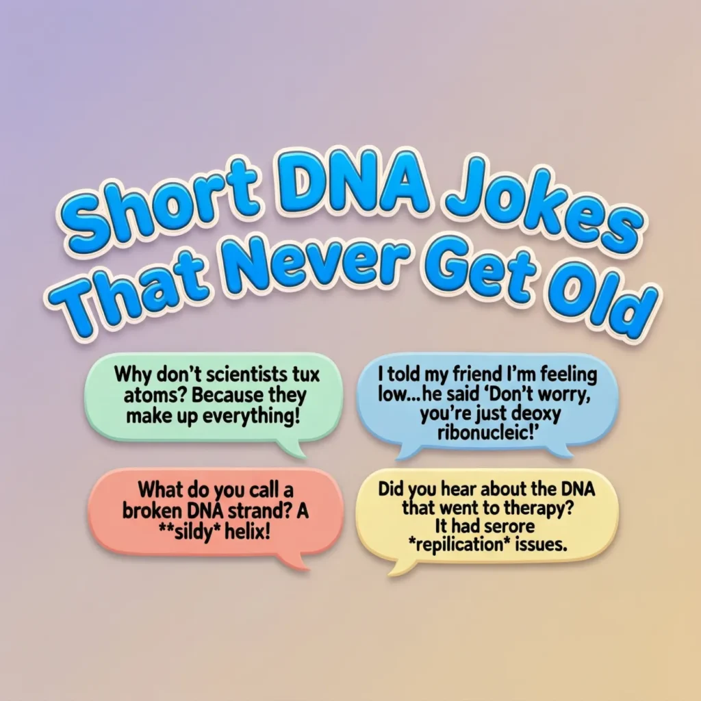 Clean DNA Puns for All Ages