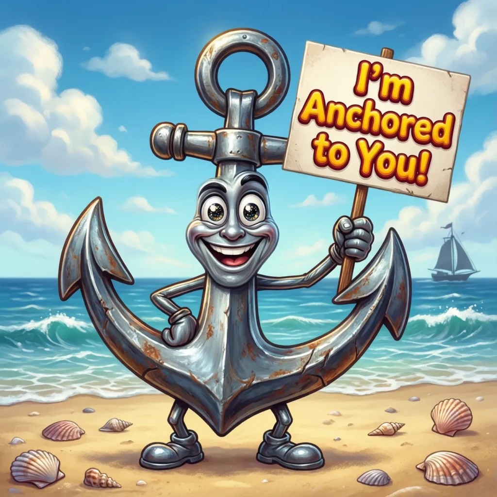 Funny Anchor Puns for Captions