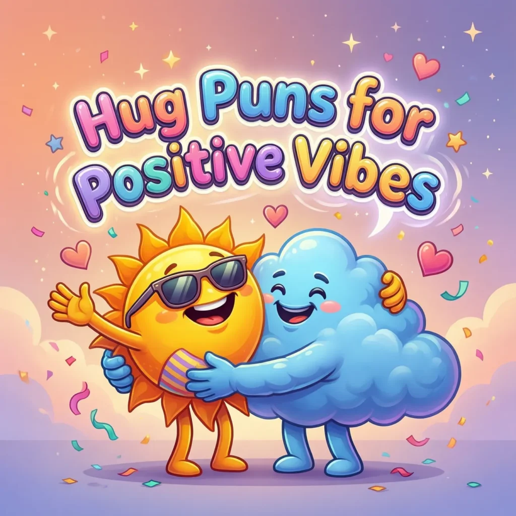 Hug Puns for Positive Vibes