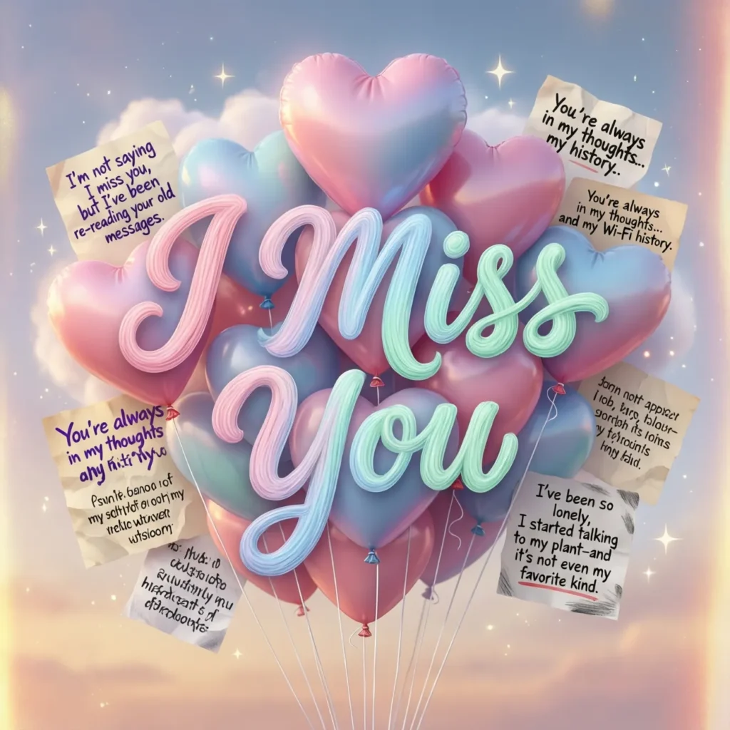 I Miss You Puns for Captions