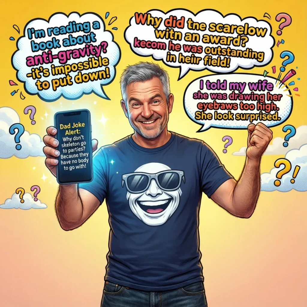 Pun-Filled Dad Jokes for Texts