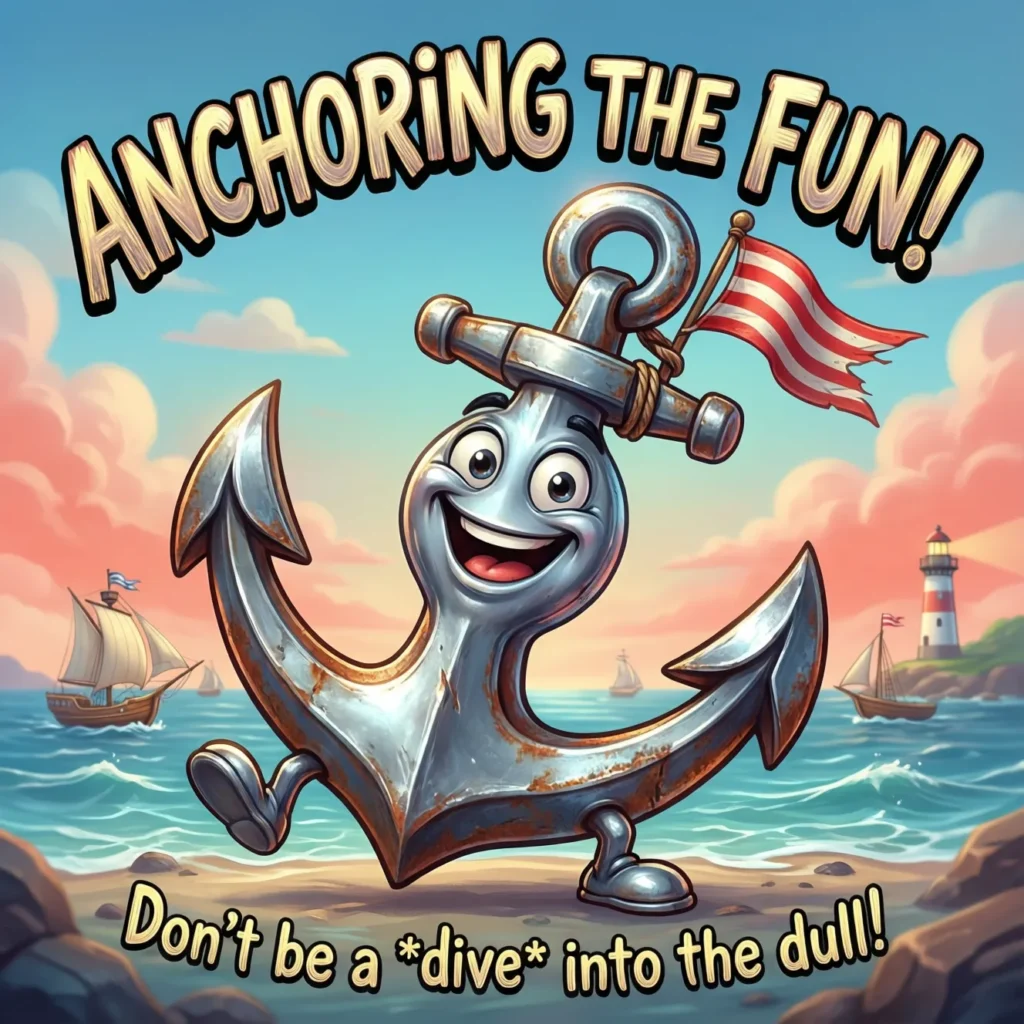 Punny Anchor Quotes for Social Media